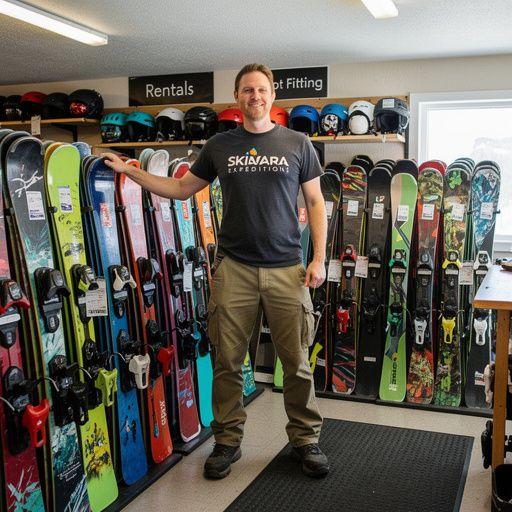 Narciarze zjeżdżający w dół stoku w otoczeniu pięknej natury.